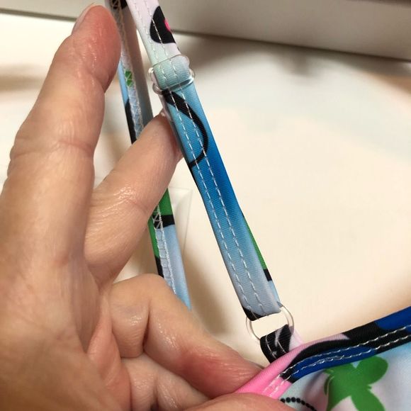 BEAUTY U - Girls Sz 5 - 6 Off-the-Shoulder Butterfly Swimsuit - Picture 5 of 10